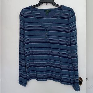 LRL Lauren Jeans Co long sleeve knit tee